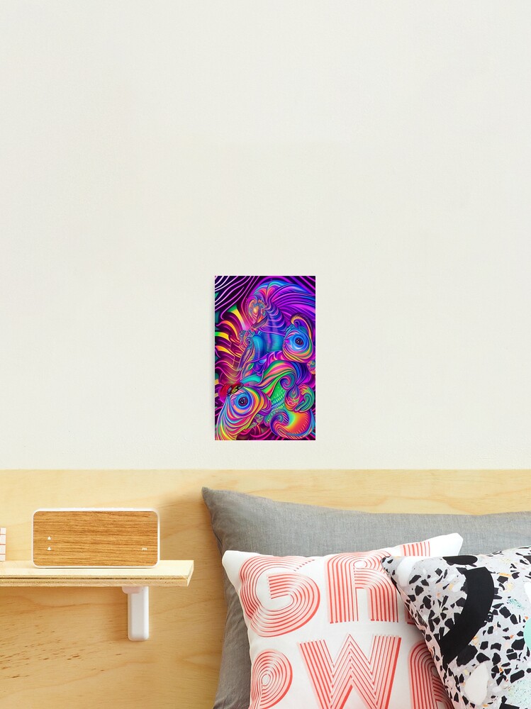 Wild Trippy Art Abstract Pattern Psychedelic Music Festival