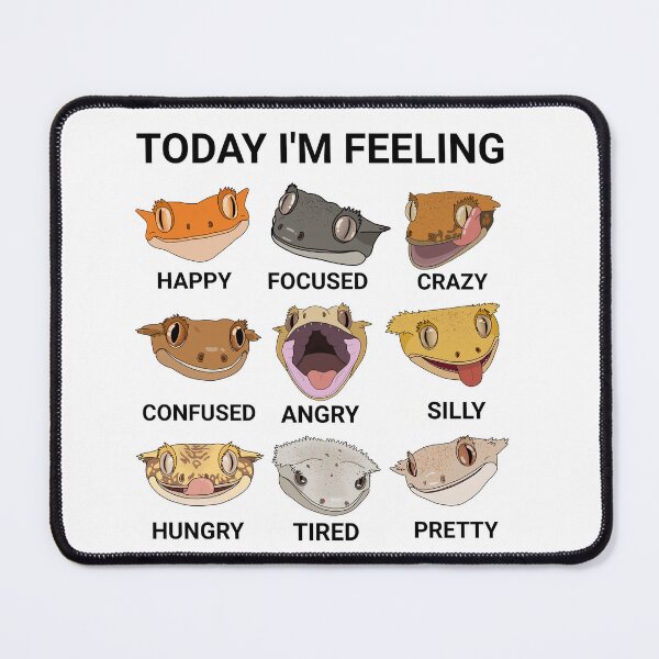 Item preview, Today I'm feeling... Crested gecko designed and sold by MasonsTinyPets.
