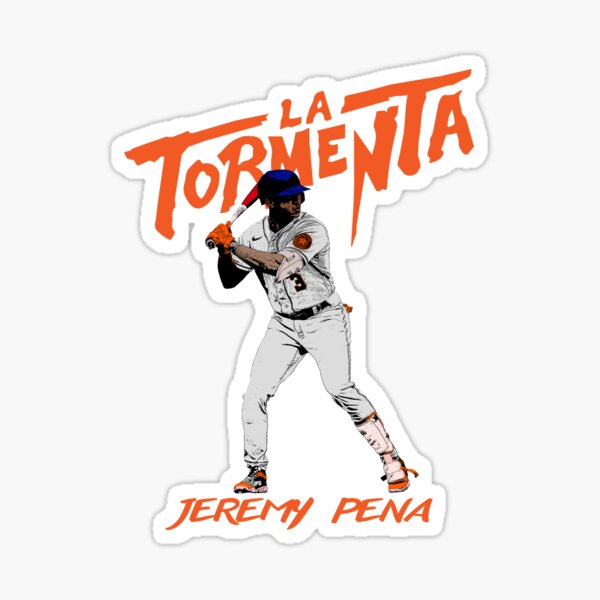 Jeremy Pena Heart Houston Astros Baseball Glossy Sticker Vinyl 