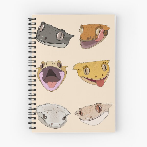 Item preview, Crested gecko collage designed and sold by MasonsTinyPets.