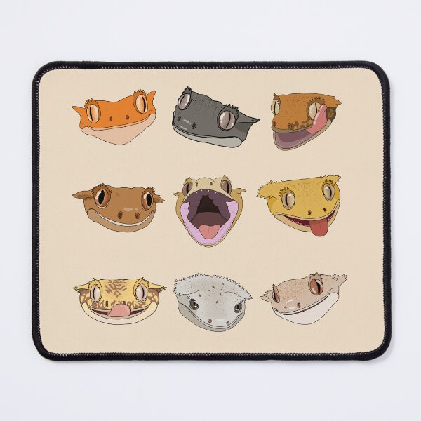 Item preview, Crested gecko collage designed and sold by MasonsTinyPets.