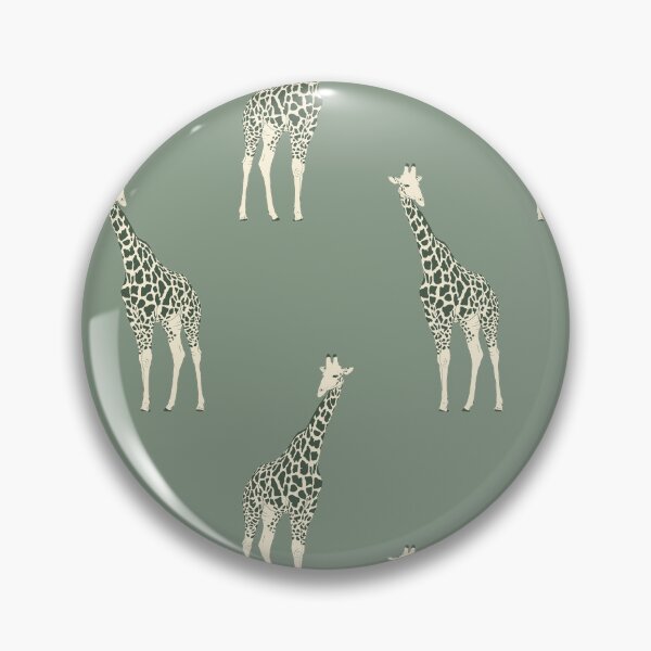Item preview, Sage Green Giraffes designed and sold by Carolina Diaz.