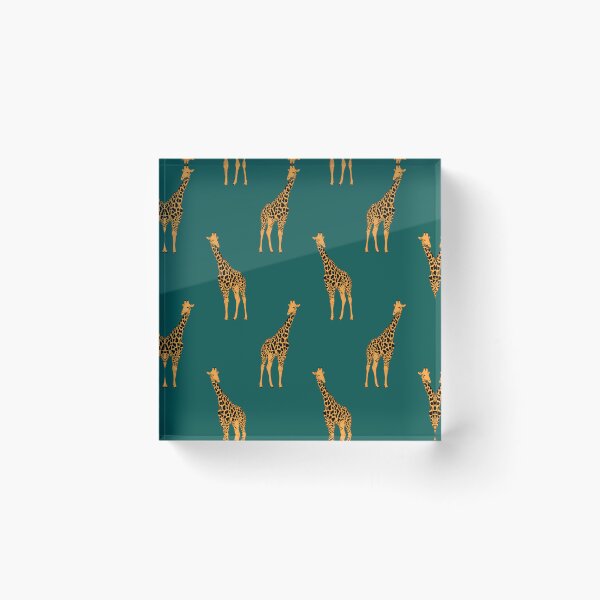 Item preview, Teal Giraffes designed and sold by Carolina Diaz.