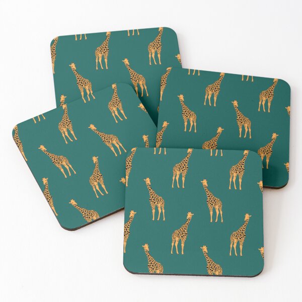 Item preview, Teal Giraffes designed and sold by Carolina Diaz.