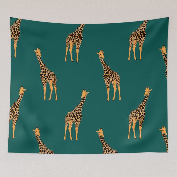 Item preview, Teal Giraffes designed and sold by Carolina Diaz.