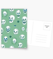 Pattern of skulls Postcards