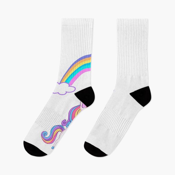 Item preview, Rainbow over cute colorful unicorn designed and sold by MosthighKingdom.
