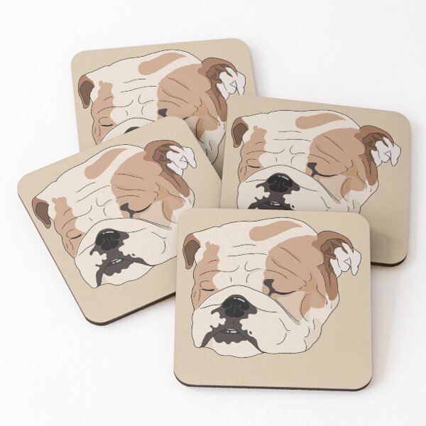 Item preview, Sleepy Bulldog designed and sold by MasonsTinyPets.
