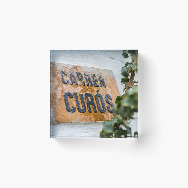 Item preview, Spanish street sign designed and sold by Tonywallbank.