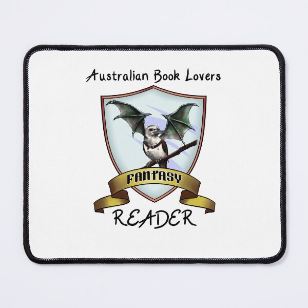 Item preview, Australian Book Lovers fantasy reader - black text designed and sold by AusBookLovers.
