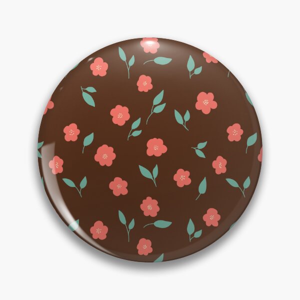 Item preview, Pretty Feminine Florals - Brown designed and sold by Alima Designs.