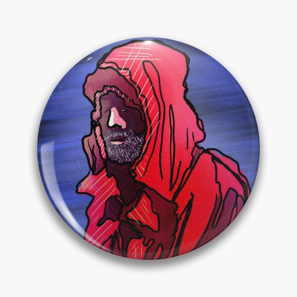 Item preview, Rain jacket, crazy expressive portrait of a fisherman with background designed and sold by dusso.