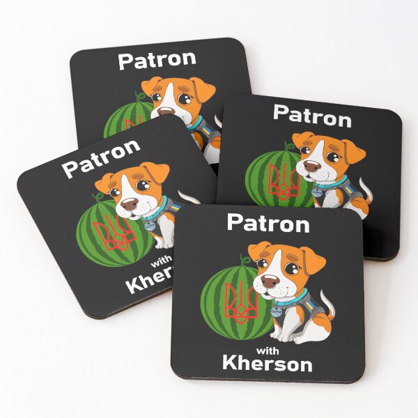 Item preview, Patron Dog Watermelon Ukraine Tryzub - Patron With Kherson  designed and sold by Aide.