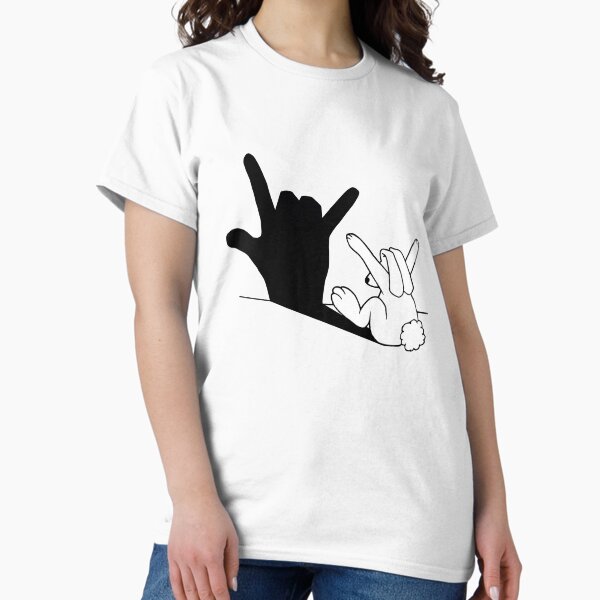 Item preview, Rabbit Love Hand Shadow designed and sold by mobiiart.
