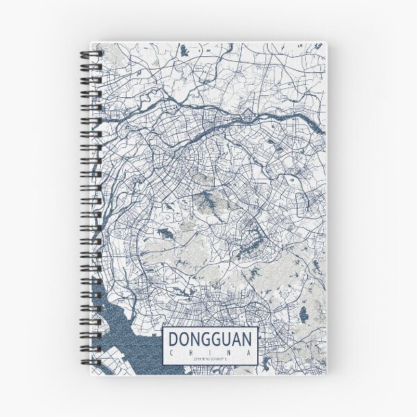 Item preview, Dongguan City Map of Guangdong, China - Coastal designed and sold by deMAP.