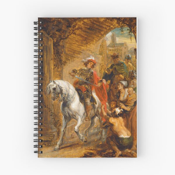 Item preview, Saint Martin Dividing His Cloak | Jan Boeckhorst | 1645 Christian Art designed and sold by CJET.