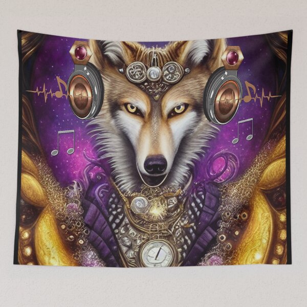 Item preview, wolf steampunk music designed and sold by Artbellachi.