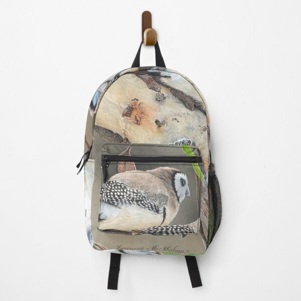 Item preview, "Tiny Gems" (Double-barred Finches) designed and sold by Frances McMahon Watercolour Bird Artist.