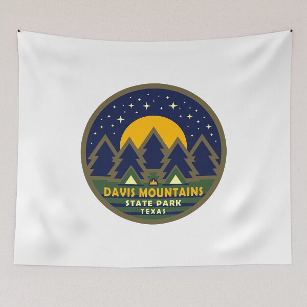 Item preview, Davis Mountains State Park Starry Sky Logo designed and sold by VanyaKar.