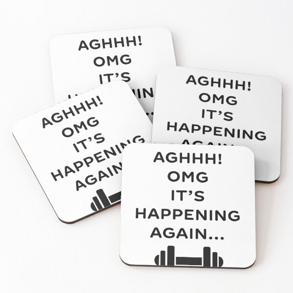 Item preview, AGHHH! ITS HAPPENING AGAIN designed and sold by DailyMangoStore.