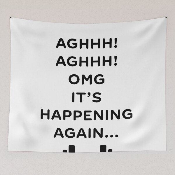 Item preview, AGHHH! ITS HAPPENING AGAIN designed and sold by DailyMangoStore.