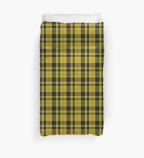 gelb und schwarz | Clan Scottish Tartan Bettbezug
