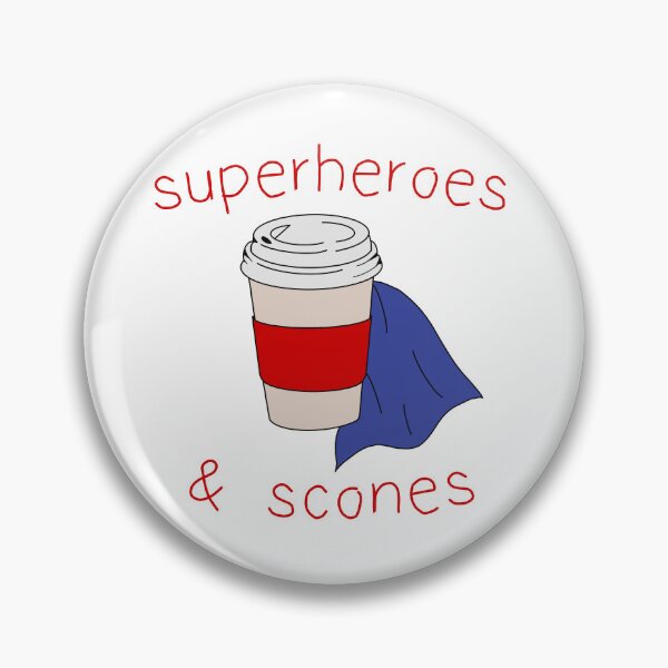 Item preview, Superheroes and Scones, Addicted Series designed and sold by lunarrcreations.