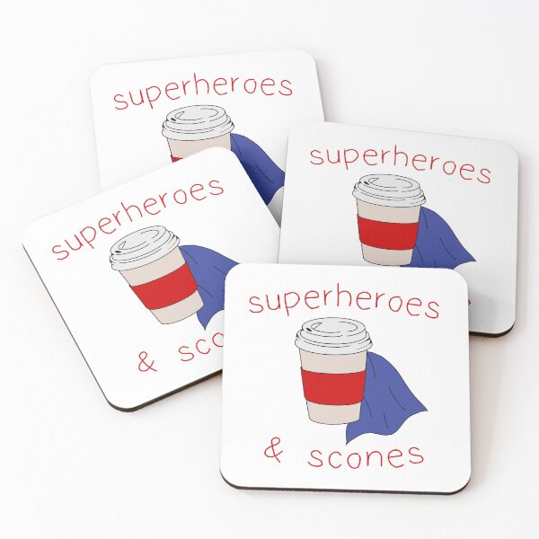 Item preview, Superheroes and Scones, Addicted Series designed and sold by lunarrcreations.