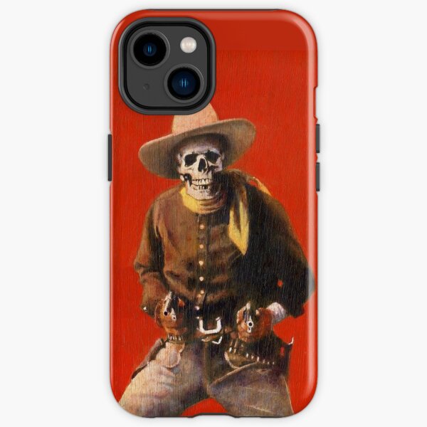 Cowboy squelette vintage Coque antichoc iPhone
