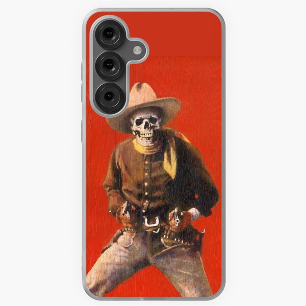 Vista previa del artículo con la obra «Vaquero esqueleto vintage», diseñado y vendido por mictomart.