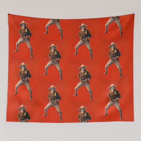 Item preview, Vintage Skeleton Cowboy designed and sold by mictomart.