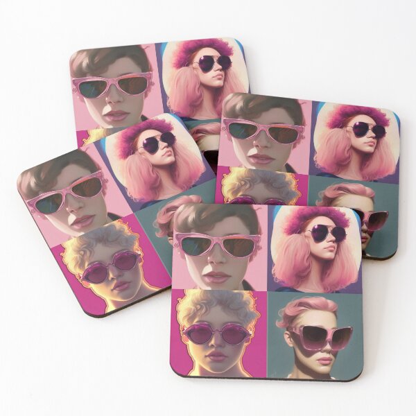 Item preview, Portraits of girls with sunglasses designed and sold by katiebca2.