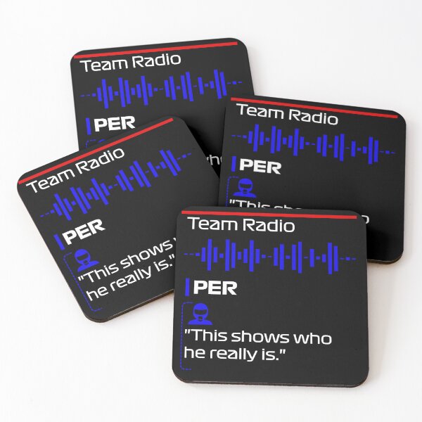 Item preview, This shows who he really is - Sergio Perez - F1 Team Radio Quote designed and sold by StickItOnPole.