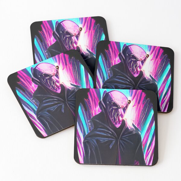 Artikelvorschau, Abstrakter Neon-Cyberpunk-Nosferatu-Vampir #2 entworfen und verkauft von OddUnderground.