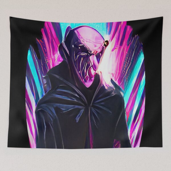 Artikelvorschau, Abstrakter Neon-Cyberpunk-Nosferatu-Vampir #2 entworfen und verkauft von OddUnderground.