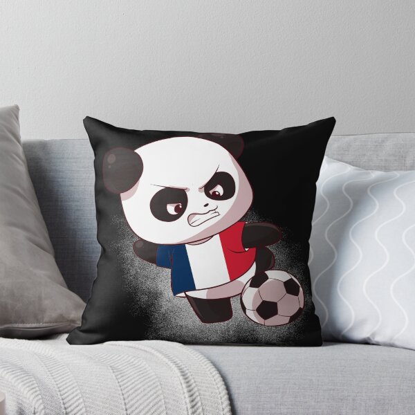 Item preview, Funny Panda Shooting France Football - French Flag Soccer designed and sold by Mini Pandas.