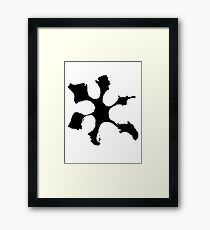 In Crowd Framed Print