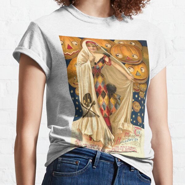 Halloween Vintage 3 (PUMPKIN PEEK) Classic T-Shirt