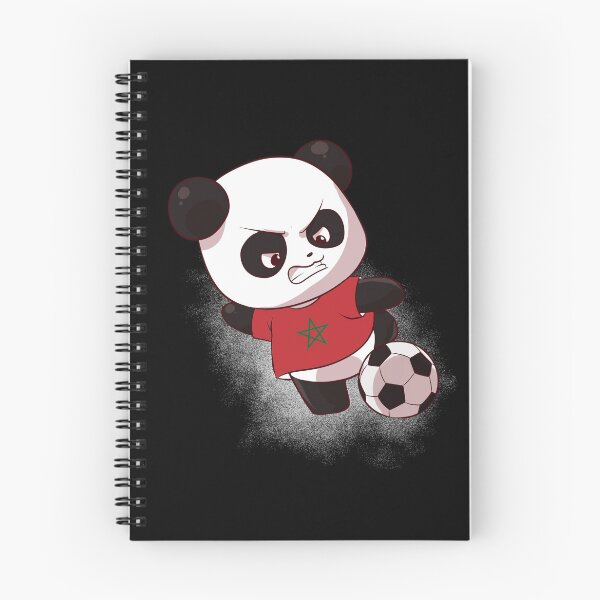 Item preview, Funny Panda Shooting Morocco Football - Moroccan Flag Soccer designed and sold by Mini Pandas.