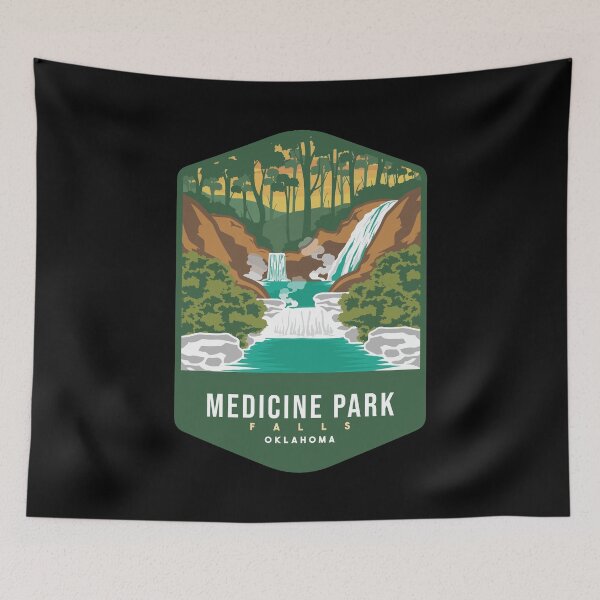 Item preview, Medicine Park FalIs Oklahoma Waterfall designed and sold by Friday NightCo.
