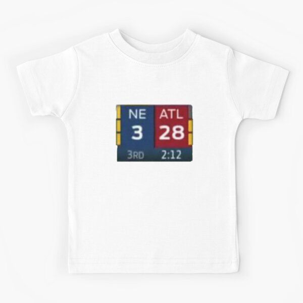 Patriots vs. Falcons 28-3 Kids T-Shirt for Sale by Renz48