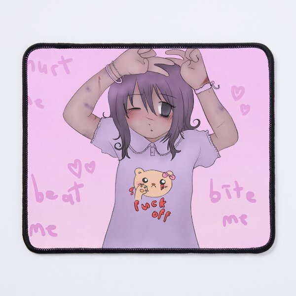 Item preview, Purple Haired Cute Girl designed and sold by mashry42.