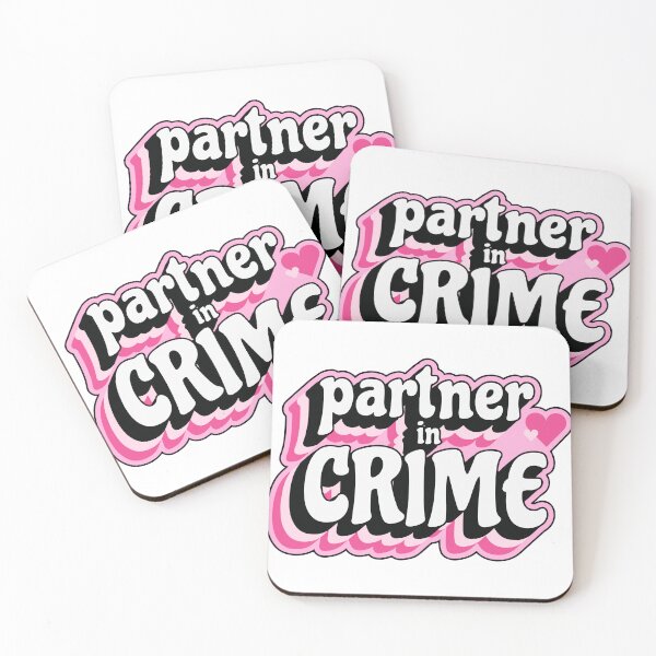 Item preview, pink partner in crime designed and sold by kaelinmeicher.