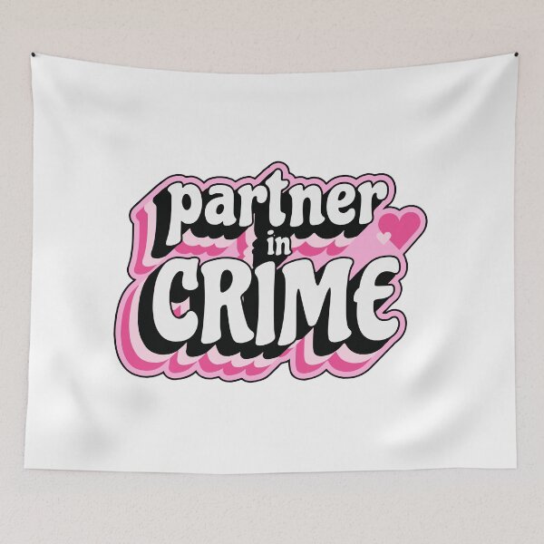 Item preview, pink partner in crime designed and sold by kaelinmeicher.