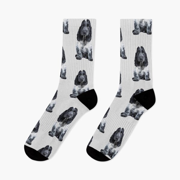 Item preview, Cocker Spaniel Blue Roan Puppy Dog designed and sold by ElegantCat.