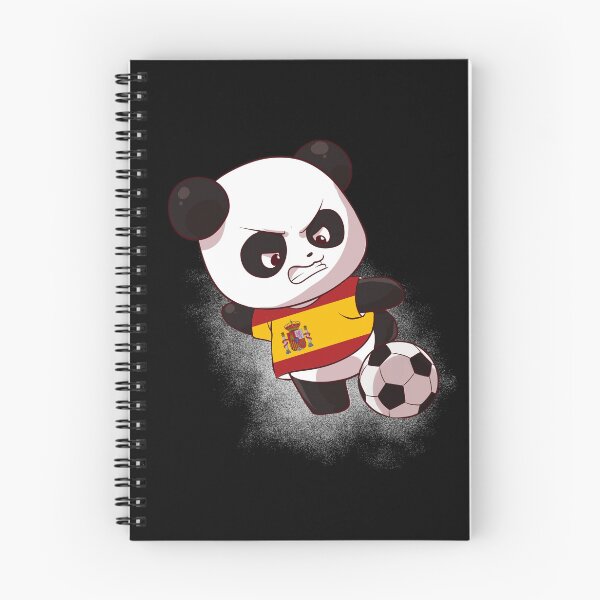 Item preview, Funny Panda Shooting Spain Football - Spanish Flag Soccer designed and sold by Mini Pandas.