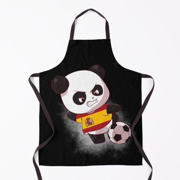 Item preview, Funny Panda Shooting Spain Football - Spanish Flag Soccer designed and sold by Mini Pandas.