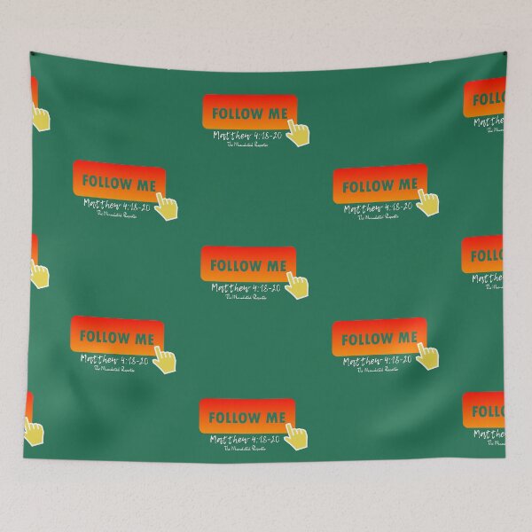 Item preview, Follow Me - Matthew 4:18-20 - Green designed and sold by TheReporter1.