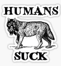 Humans Suck Sticker