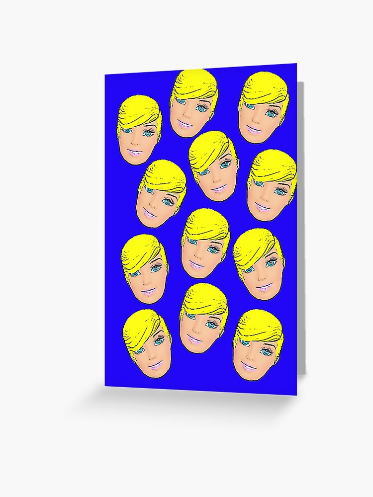 Short Blonde Hair Don T Care Pop Art Hairstyle Emoji Design